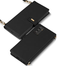 Заредете изображение във визуализатора на галерията – Ringke Folio Signature genuine leather case with flap and shoulder strap for Samsung Galaxy Note 20 black (FS79R55) - TopMag
