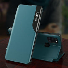 Заредете изображение във визуализатора на галерията – Eco Leather View Case elegant bookcase type case with kickstand for Samsung Galaxy S20 Ultra red - TopMag

