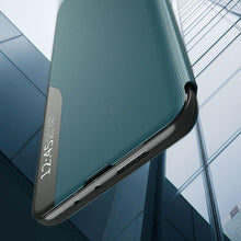 Заредете изображение във визуализатора на галерията – Eco Leather View Case elegant bookcase type case with kickstand for Samsung Galaxy S20+ (S20 Plus) orange - TopMag
