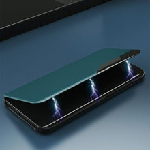 Заредете изображение във визуализатора на галерията – Eco Leather View Case elegant bookcase type case with kickstand for Samsung Galaxy Note 20 Ultra purple - TopMag
