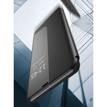 Заредете изображение във визуализатора на галерията – Eco Leather View Case elegant bookcase type case with kickstand for Huawei P40 Pro black - TopMag
