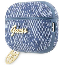 Заредете изображение във визуализатора на галерията – Guess GUAP2G4GSMB AirPods Pro 2 cover blue/blue 4G Charm Collection
