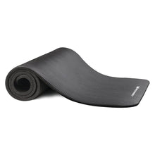 Заредете изображение във визуализатора на галерията – Wozinsky exercise mat 181 x 63 x 0.9 cm thick gymnastic yoga mat black - TopMag
