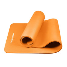 Заредете изображение във визуализатора на галерията – Wozinsky exercise mat 181 x 63 x 0.9 cm thick orange yoga gym mat - TopMag
