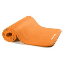 Заредете изображение във визуализатора на галерията – Wozinsky exercise mat 181 x 63 x 0.9 cm thick orange yoga gym mat - TopMag
