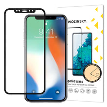 Заредете изображение във визуализатора на галерията – Wozinsky Tempered Glass Full Glue Super Tough Screen Protector Full Coveraged with Frame Case Friendly for iPhone 12 Pro Max black - TopMag
