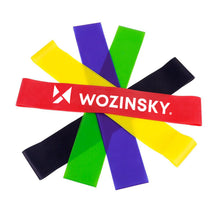 Заредете изображение във визуализатора на галерията – Wozinsky Set of 5x Fitness Yoga Resistance Bands (WRBS5-01) - TopMag
