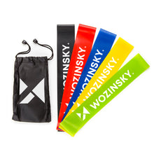 Заредете изображение във визуализатора на галерията – Wozinsky Set of 5x Fitness Yoga Resistance Bands (WRBS5-01) - TopMag
