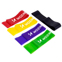 Заредете изображение във визуализатора на галерията – Wozinsky Set of 5x Fitness Yoga Resistance Bands (WRBS5-01) - TopMag
