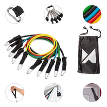 Заредете изображение във визуализатора на галерията – Wozinsky Set of 5 Fitness Bands Exercise Expander + Accessories (WRTS5-01) - TopMag
