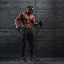Заредете изображение във визуализатора на галерията – Wozinsky Set of 5 Fitness Bands Exercise Expander + Accessories (WRTS5-01) - TopMag

