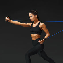 Заредете изображение във визуализатора на галерията – Wozinsky Set of 5 Fitness Bands Exercise Expander + Accessories (WRTS5-01) - TopMag
