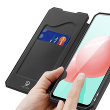 Заредете изображение във визуализатора на галерията – DUX DUCIS Skin X Bookcase type case for Samsung Galaxy A31 black - TopMag
