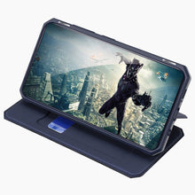 Заредете изображение във визуализатора на галерията – DUX DUCIS Skin X Bookcase type case for Samsung Galaxy A31 blue - TopMag

