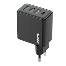 Заредете изображение във визуализатора на галерията – Dudao fast charger 3x USB / 1x USB Type C 20W, PD, QC 3.0 black (A5H)
