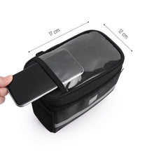 Заредете изображение във визуализатора на галерията – Wozinsky bike handlebar bag with phone case 2l black (WBB12BK) - TopMag
