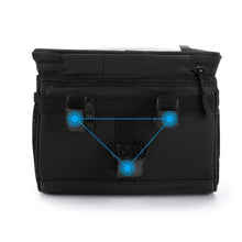 Заредете изображение във визуализатора на галерията – Wozinsky bike handlebar bag with phone case 2l black (WBB12BK) - TopMag
