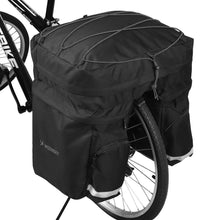 Заредете изображение във визуализатора на галерията – Wozinsky spacious bike bag 60 l for the trunk (rain cover included) black (WBB13BK) - TopMag
