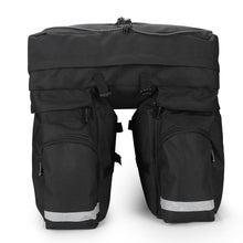 Заредете изображение във визуализатора на галерията – Wozinsky spacious bike bag 60 l for the trunk (rain cover included) black (WBB13BK) - TopMag
