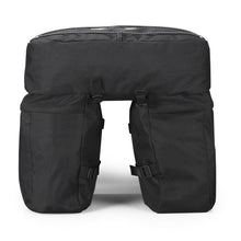 Заредете изображение във визуализатора на галерията – Wozinsky spacious bike bag 60 l for the trunk (rain cover included) black (WBB13BK) - TopMag
