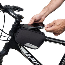 Заредете изображение във визуализатора на галерията – Wozinsky frame bike bag phone holder for 6.5 inch 1.5l black (WBB14BK) - TopMag
