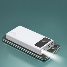 Заредете изображение във визуализатора на галерията – Remax Mengine powerbank 30000 mAh 4x USB 2.1 A white (RPP-112 white) - TopMag
