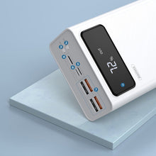 Заредете изображение във визуализатора на галерията – Remax Mengine powerbank 50000 mAh 4x USB 2.1 A white (RPP-162 white) - TopMag
