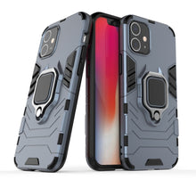 Заредете изображение във визуализатора на галерията – Ring Armor Case Kickstand Tough Rugged Cover for iPhone 12 mini blue - TopMag
