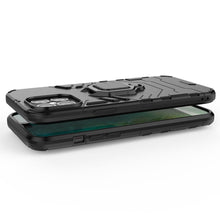 Заредете изображение във визуализатора на галерията – Ring Armor Case Kickstand Tough Rugged Cover for iPhone 12 Pro Max blue - TopMag
