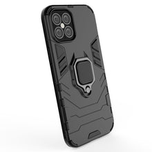 Заредете изображение във визуализатора на галерията – Ring Armor Case Kickstand Tough Rugged Cover for iPhone 12 Pro Max blue - TopMag
