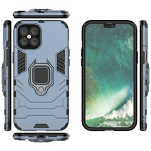 Заредете изображение във визуализатора на галерията – Ring Armor Case Kickstand Tough Rugged Cover for iPhone 12 Pro Max blue - TopMag
