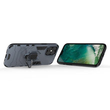 Заредете изображение във визуализатора на галерията – Ring Armor Case Kickstand Tough Rugged Cover for iPhone 12 Pro Max blue - TopMag
