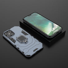 Заредете изображение във визуализатора на галерията – Ring Armor Case Kickstand Tough Rugged Cover for iPhone 12 Pro Max blue - TopMag
