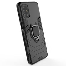 Заредете изображение във визуализатора на галерията – Ring Armor Case Kickstand Tough Rugged Cover for Samsung Galaxy M31s black - TopMag
