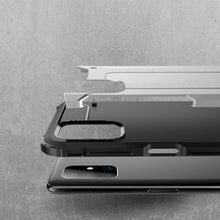 Заредете изображение във визуализатора на галерията – Hybrid Armor Case Tough Rugged Cover for Samsung Galaxy M51 silver - TopMag

