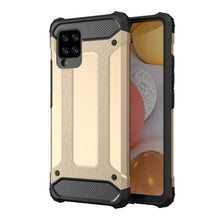 Заредете изображение във визуализатора на галерията – Hybrid Armor Case Tough Rugged Cover for Samsung Galaxy A42 5G golden - TopMag
