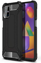 Заредете изображение във визуализатора на галерията – Hybrid Armor Case Tough Rugged Cover for Samsung Galaxy M31s black - TopMag
