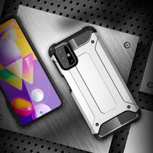 Заредете изображение във визуализатора на галерията – Hybrid Armor Case Tough Rugged Cover for Samsung Galaxy M31s black - TopMag
