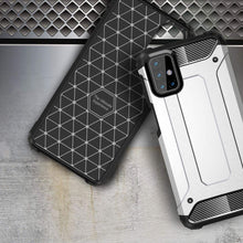 Заредете изображение във визуализатора на галерията – Hybrid Armor Case Tough Rugged Cover for Samsung Galaxy M31s black - TopMag
