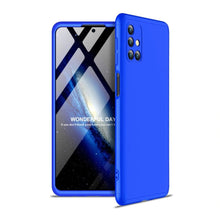 Заредете изображение във визуализатора на галерията – GKK 360 Protection Case Front and Back Case Full Body Cover Samsung Galaxy M31s blue - TopMag
