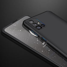 Заредете изображение във визуализатора на галерията – GKK 360 Protection Case Front and Back Case Full Body Cover Samsung Galaxy M51 black - TopMag
