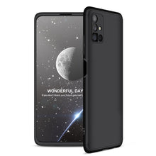 Заредете изображение във визуализатора на галерията – GKK 360 Protection Case Front and Back Case Full Body Cover Samsung Galaxy M51 black - TopMag
