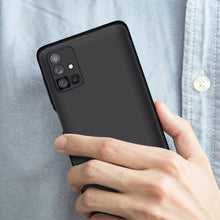 Заредете изображение във визуализатора на галерията – GKK 360 Protection Case Front and Back Case Full Body Cover Samsung Galaxy M51 black - TopMag
