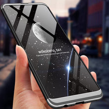 Заредете изображение във визуализатора на галерията – GKK 360 Protection Case Front and Back Case Full Body Cover Samsung Galaxy M51 black - TopMag
