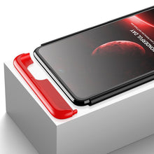 Заредете изображение във визуализатора на галерията – GKK 360 Protection Case Front and Back Case Full Body Cover Samsung Galaxy M51 black-red - TopMag
