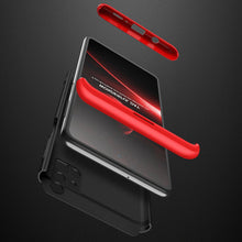 Заредете изображение във визуализатора на галерията – GKK 360 Protection Case Front and Back Case Full Body Cover Samsung Galaxy M51 black-red - TopMag

