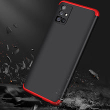 Заредете изображение във визуализатора на галерията – GKK 360 Protection Case Front and Back Case Full Body Cover Samsung Galaxy M51 black-red - TopMag
