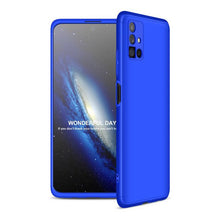Заредете изображение във визуализатора на галерията – GKK 360 Protection Case Front and Back Case Full Body Cover Samsung Galaxy M51 blue - TopMag
