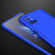 Заредете изображение във визуализатора на галерията – GKK 360 Protection Case Front and Back Case Full Body Cover Samsung Galaxy M51 blue - TopMag
