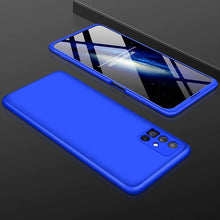 Заредете изображение във визуализатора на галерията – GKK 360 Protection Case Front and Back Case Full Body Cover Samsung Galaxy M51 blue - TopMag
